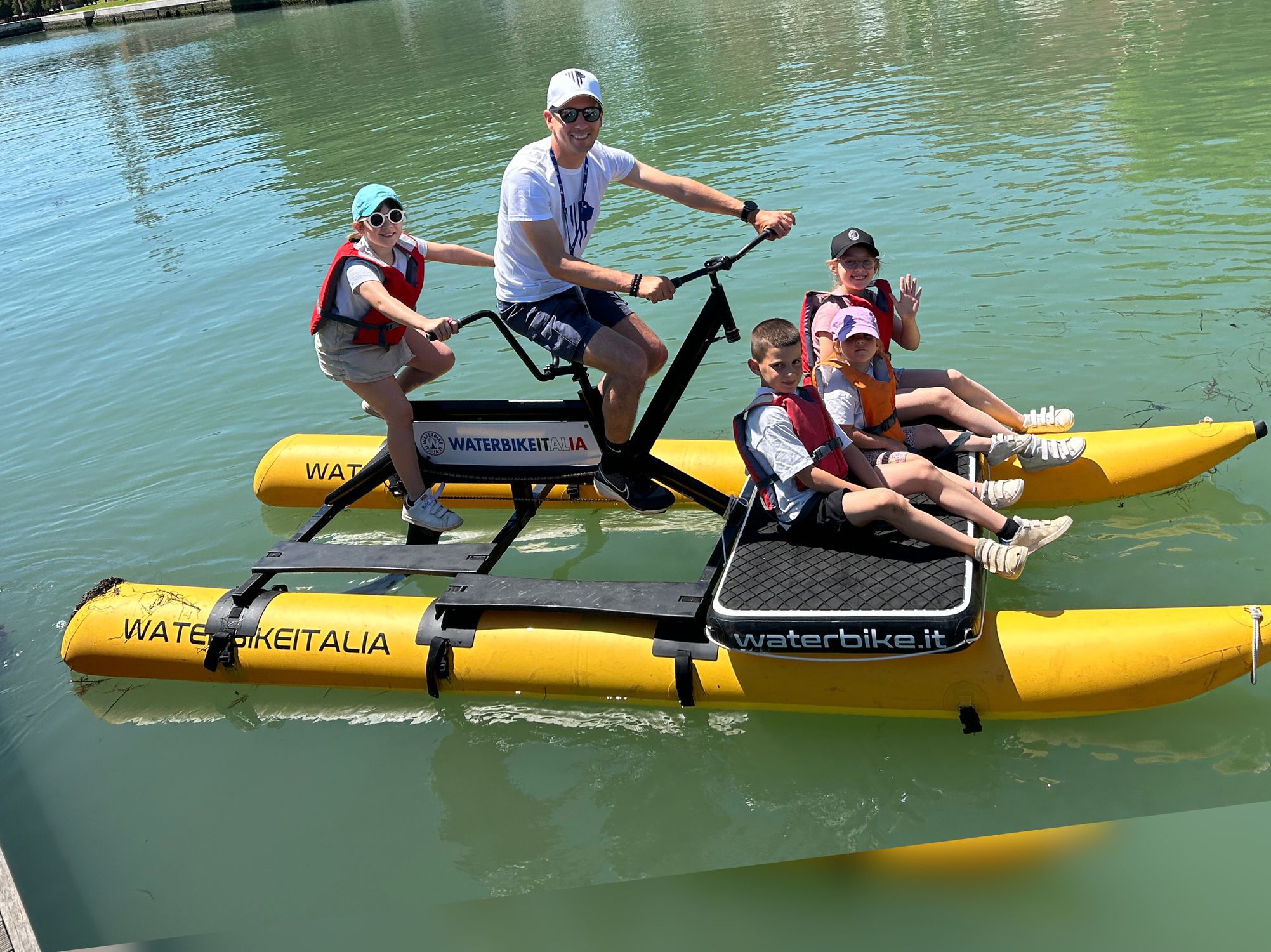 Водный велосипед тандем - Baloss Tandem Puro - Waterbike Italia srl