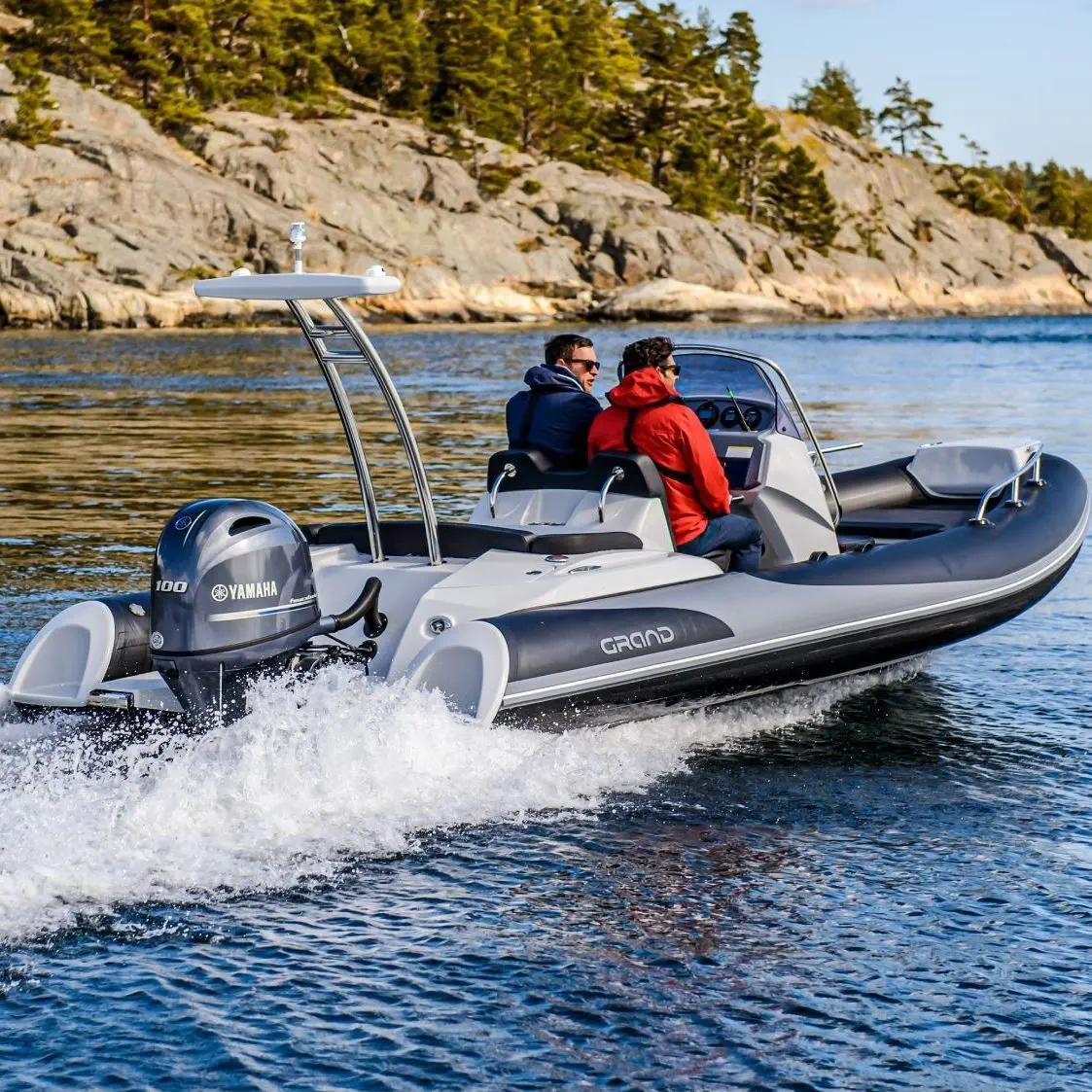 邦楽 BOAT 6CD GRAND Golden Line G380N - Надувная лодка с жестким дном ГРАНД