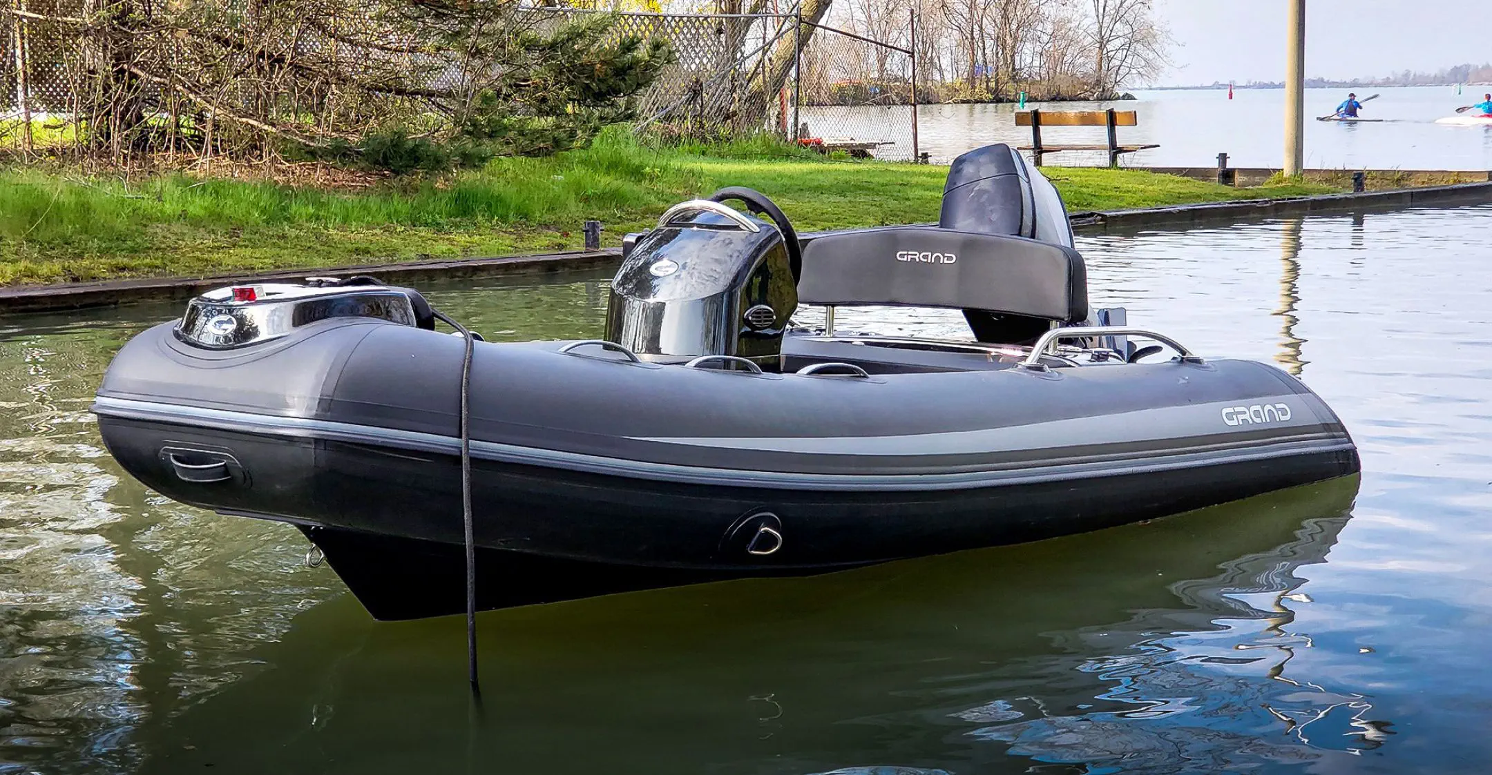 邦楽 BOAT 6CD Надувная лодка c подвесным мотором - G380 - GRAND Inflatable