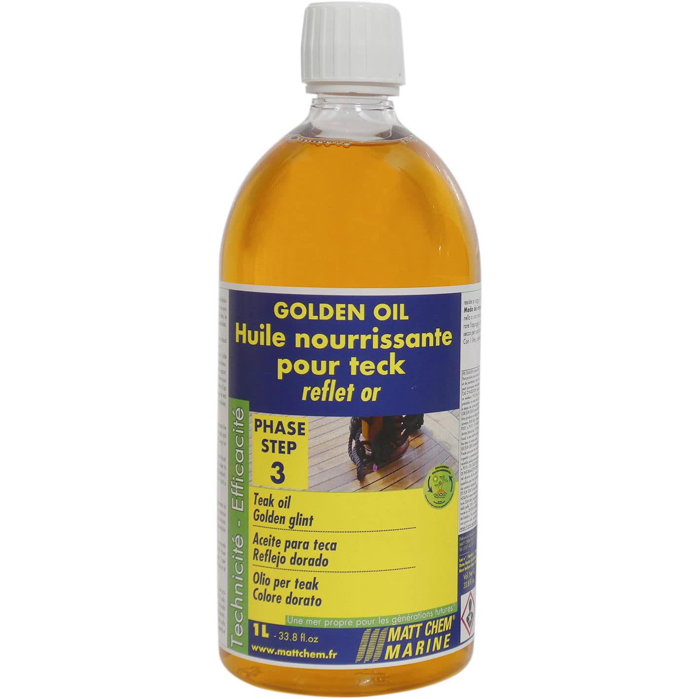 Масло для экзотического дерева - GOLDEN OIL - MATT CHEM MARINE - морское