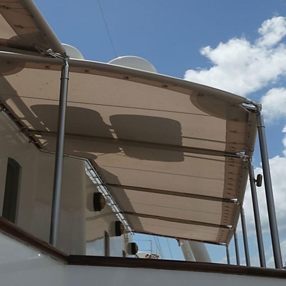 Тент от солнца для яхты - sunDECK - Reckmann Yacht Equipment GmbH