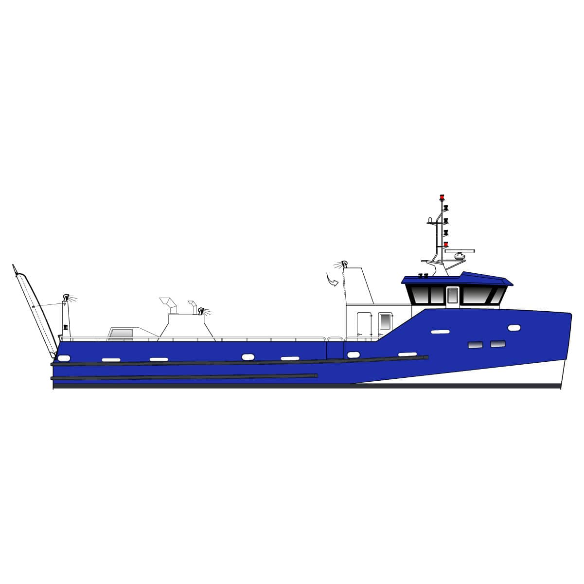 Рабочее судно - 22M 40 TONNES - ODC Marine - коммерческое судно / с ...