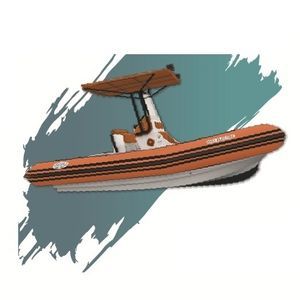 полужесткая надувная лодка 1