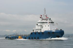служебное судно для плавания в открытом море для обработки якорей типа AHT