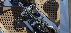 стопор якорной цепи для судна