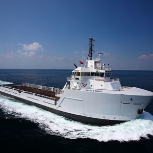служебное судно для плавания в открытом море снабжения платформ - PSV 1