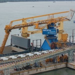 винтовой корабельный разгрузчик