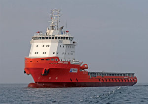 служебное судно для плавания в открытом море снабжения платформ - PSV