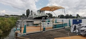 электрический понтоновый катер 1