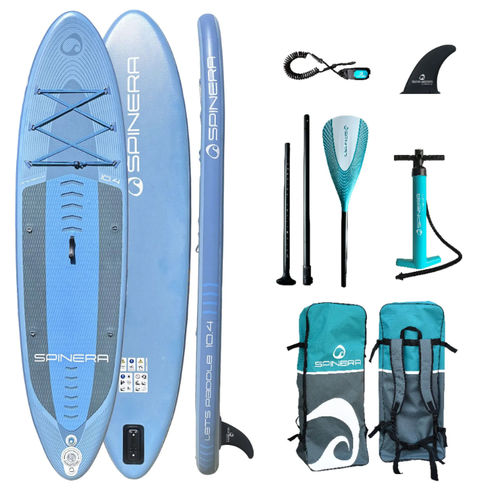 Надувная SUP-доска - Lets Paddle 10.4 - Spinera - универсальная / для взрослых / синяя