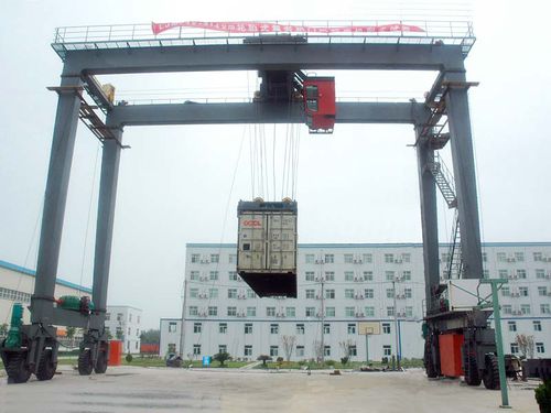 Козловой кран для контейнеров - Rubber-Tyred  - Henan Haitai Ship Crane Co., Ltd.