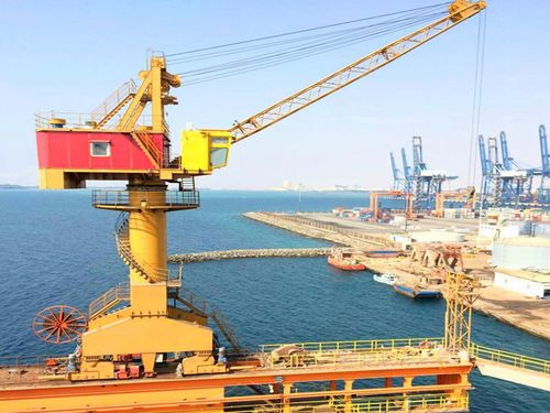 Портовый подъемный кран - Wirerope-luffing / Rack-luffing - Henan Haitai Ship Crane Co., Ltd. - с подъемной стрелой