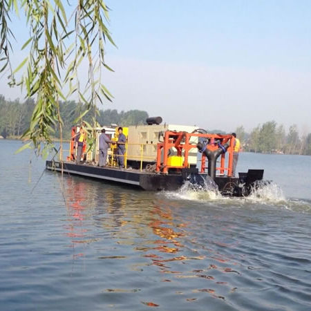 Профессиональный катер земснаряд для очистки водоемов - Weed - Qingzhou Yongsheng dredging equipment.co.ltd - катамаран