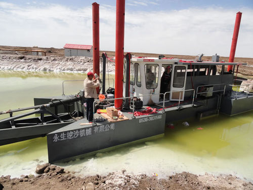 Профессиональный катер земснаряд для очистки водоемов - Salt Mining - Qingzhou Yongsheng dredging equipment.co.ltd - катамаран
