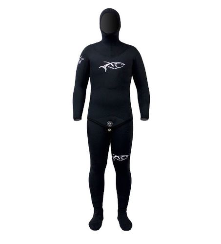 Гидрокостюм из неопрена для подводной охоты - ROFOS - Xt Diving Pro - с длинными рукавами / с подшлемником / раздельный