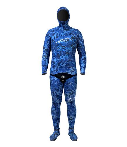 Гидрокостюм из неопрена для подводной охоты - ENEDRA - Xt Diving Pro - с длинными рукавами / с подшлемником / раздельный
