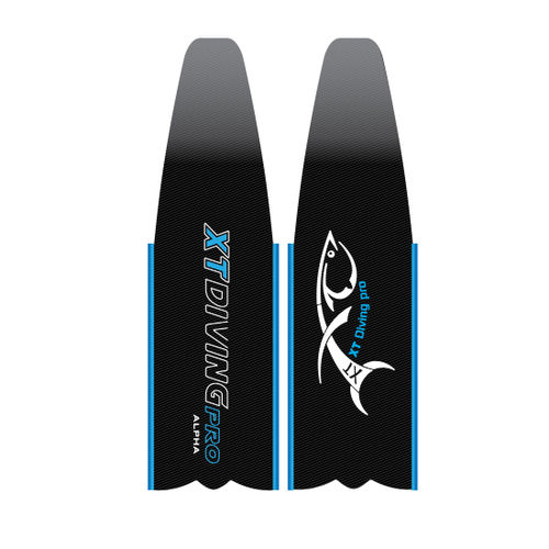 Ласты для подводной охоты - ALPHA - Xt Diving Pro - из карбона / с закрытой пяткой / черный
