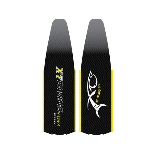 Ласты для подводной охоты - PTERYX NORMAL - Xt Diving Pro - из карбона / с закрытой пяткой / черный
