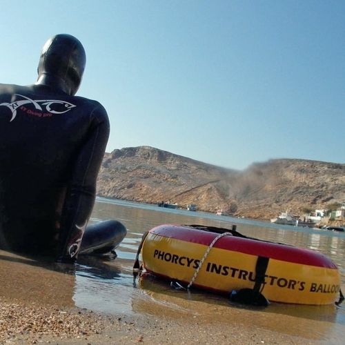 Буй для сигнализации при нырянии - PHORCYS  - Xt Diving Pro - из ПВХ / красный / надувной