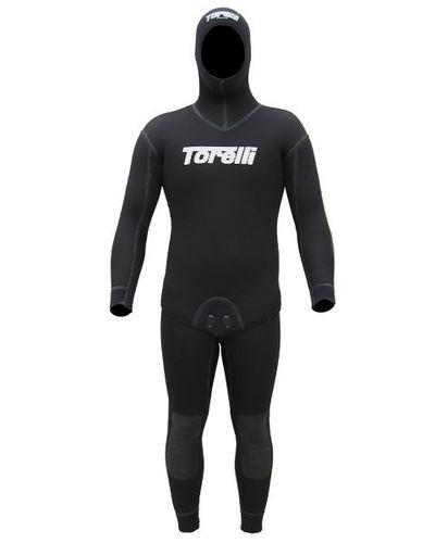 Гидрокостюм из неопрена для профессионального использования - TORELLI SPEARFISHING (AUSTRALIA) - цельный / с подшлемником / 7 mm