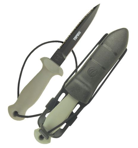 Нож для дайвинга - CLASSIC - TORELLI SPEARFISHING (AUSTRALIA) - с двойным лезвием / для рыбной ловли / карманный