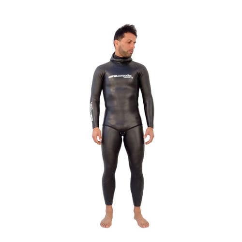 Гидрокостюм из неопрена для апноэ - Skin Pro - Cetma Composites Srl - с подшлемником / с длинными рукавами / раздельный