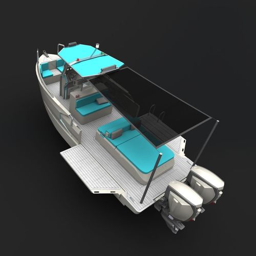 Небольшой катер c подвесным мотором - 750L - SEAX BOATS - двухмоторный / открытый / с центральной консолью
