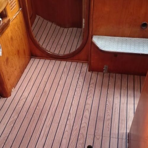 Напольное покрытие из синтетического тика - Carpet - Deckfab - для яхты / для катера / для парусника