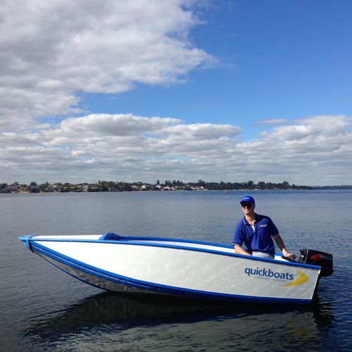Ботик c подвесным мотором - 3.7m Adventurer - Quickboats - складной / открытый / для рыбной ловли