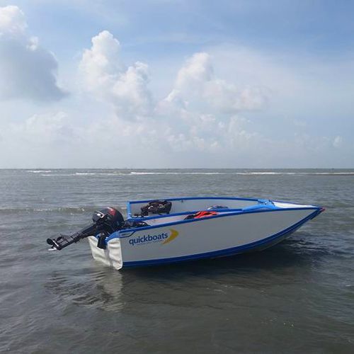 Ботик c подвесным мотором - 3.1m Weekender - Quickboats - складной / открытый / для рыбной ловли