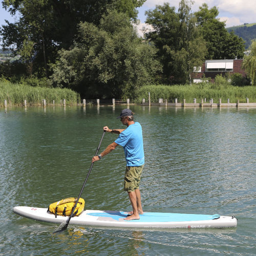 Надувная SUP-доска - SHARK 12'6'' - Airboard - прогулочная / для фитнеса / для начинающих