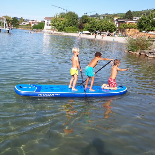 Надувная SUP-доска - FAMILY 12’2 - Fit Ocean - прогулочная / для йоги / для начинающих