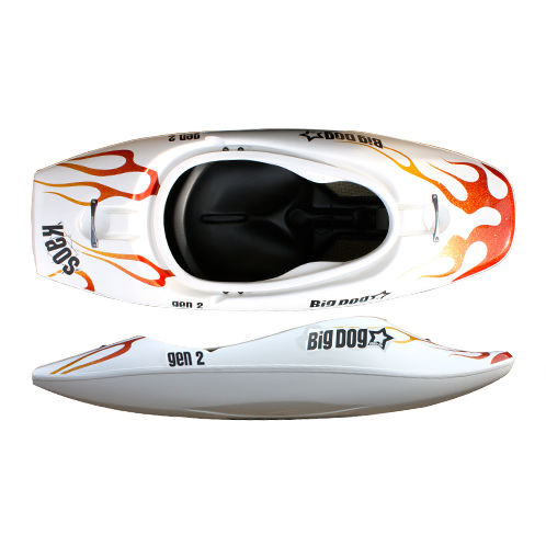 Каяк фристайл - KAOS GEN 2 series - Big Dog Kayaks - для взрослых / одноместный / из композита