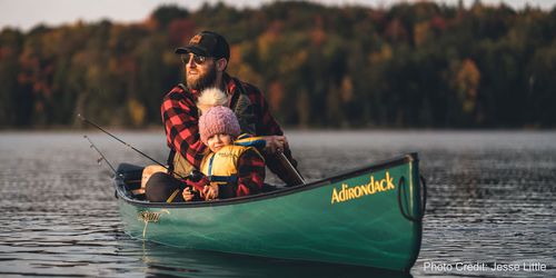 Прогулочное каноэ - Adirondack - Esquif International Inc. - для рыбной ловли / одноместное / для взрослых
