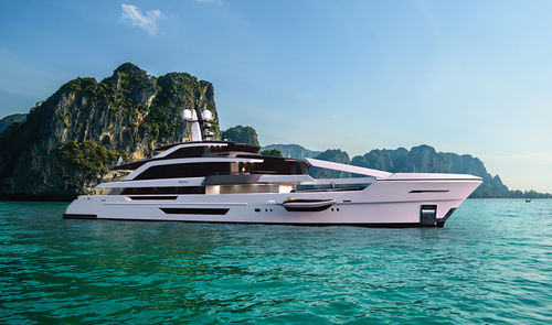 Круизная мега-яхта - NAUTILUS - TURQUOISE YACHTS - траулер / с приподнятой рулевой рубкой / 7 кают