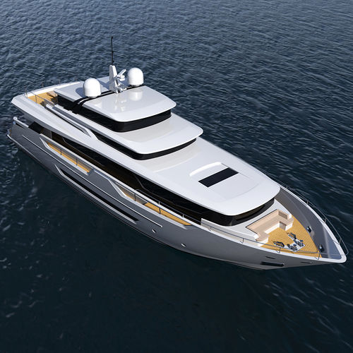 Круизная супер-яхта - JOHNSON 95 - Johnson Yachts Co, Ltd. - с флайбриджем / с рулевой рубкой