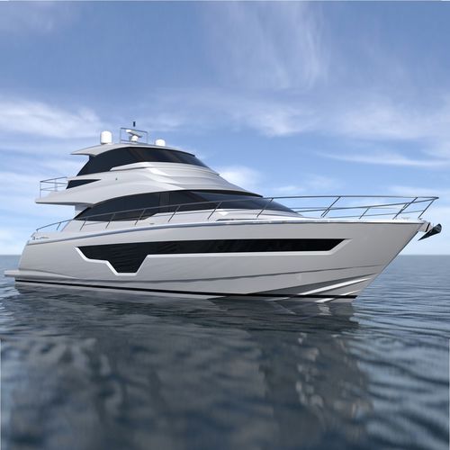 Круизная моторная яхта - JOHNSON 70 - Johnson Yachts Co, Ltd. - с флайбриджем