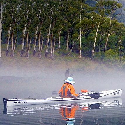 Каяк серф - pace 17 tour / pace 17 tour-S - Tiderace Sea Kayaks - для экспедиций / гонки по прямой / для взрослых