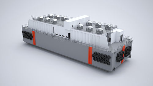 Специальное судно баржа - Aasgard 600 - scaleaq - фидер