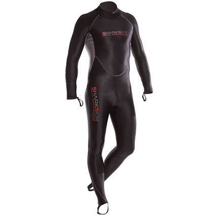 Гидрокостюм из неопрена для дайвинга - REAR ZIP - Sharkskin - с длинными рукавами / цельный / тело