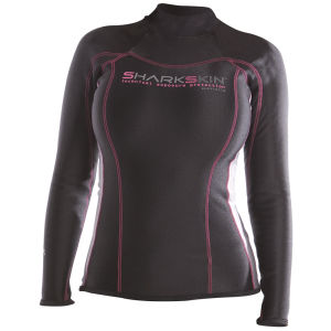 Неопреновый топ с длинными рукавами - CHILLPROOF - Sharkskin - для женщин / термический