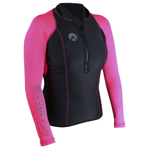 Неопреновый топ с длинными рукавами - PERFORMANCE WEAR - Sharkskin - для женщин