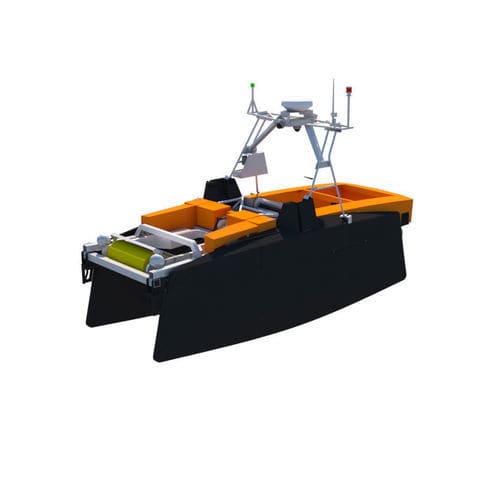 Морской беспилотник для сбора отходов - USV MASS CLEANER - Efinor Sea Cleaner - для мониторинга рек / автономный блок / телеуправляемый