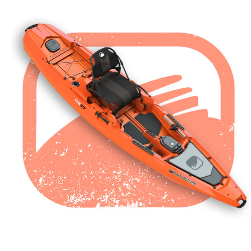 Каяк с верхней посадкой - RS117 - Bonafide Kayaks, USA - для рыбной ловли / для взрослых / одноместный