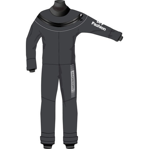 Сухой костюм для водных видов спорта - KITE-PERFORMANCE FRONT ZIP - Dry Fashion Sportswear GmbH - интегральный / другое / унисекс