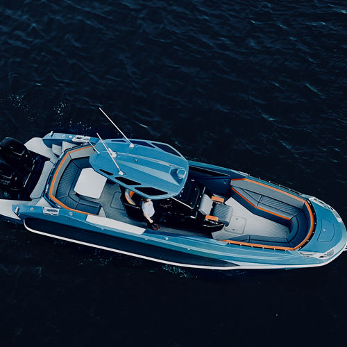 Надувная лодка c подвесным мотором - GT10 HT - Ante Tenders - двухмоторная / RIB / с центральной консолью