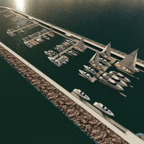 Плавучий док - HSB Marine  - для причаливания / для яхтенной стоянки / для яхты