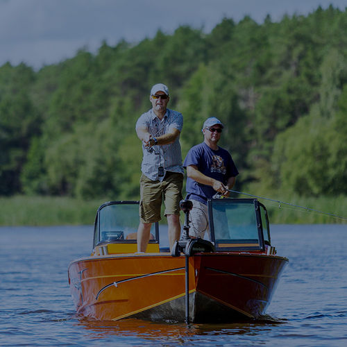 Рыбацкая лодка c подвесным мотором - 475 EVO - BoatLab LLC - с двойной консолью / для спортивной рыбалки / из алюминия