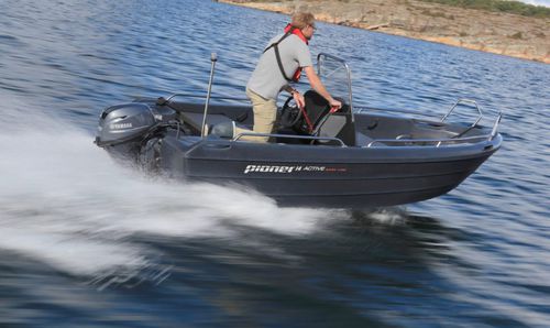 Открытый катер c подвесным мотором - 14 ACTIVE - Pioner Boats Norway - с центральной консолью / для спортивной рыбалки / макс. 4 человека