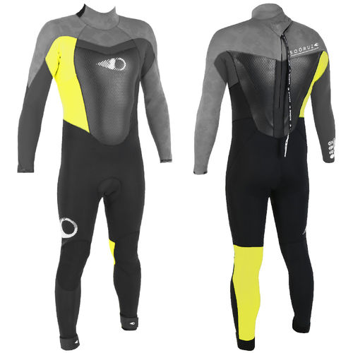 Гидрокостюм из неопрена для серфинга - FIGHTER Back-zip Series - SOÖRUZ SURFWEAR COMPANY - интегральный / с длинными рукавами / 2 мм
